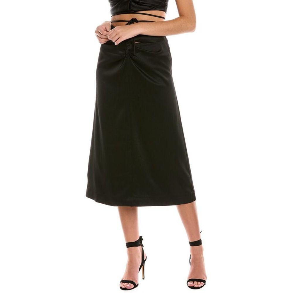 Keepsake Womens  Atone Midi Skirt, Black